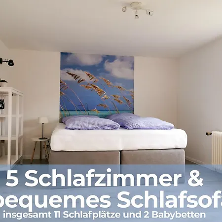 Smittshoern 3 - Nordsee Fuer Gruppen Und Familien Mit Eingezaeunten Garten Hébergement de vacances