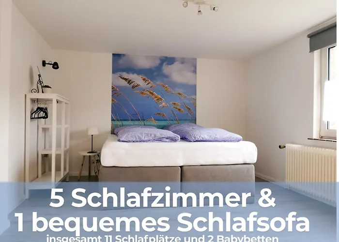 Smittshoern 3 - Nordsee Fuer Gruppen Und Familien Mit Eingezaeunten Garten Casa vacanze